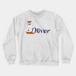 Oliver the Otter Wears a Mask Crewneck Sweatshirt